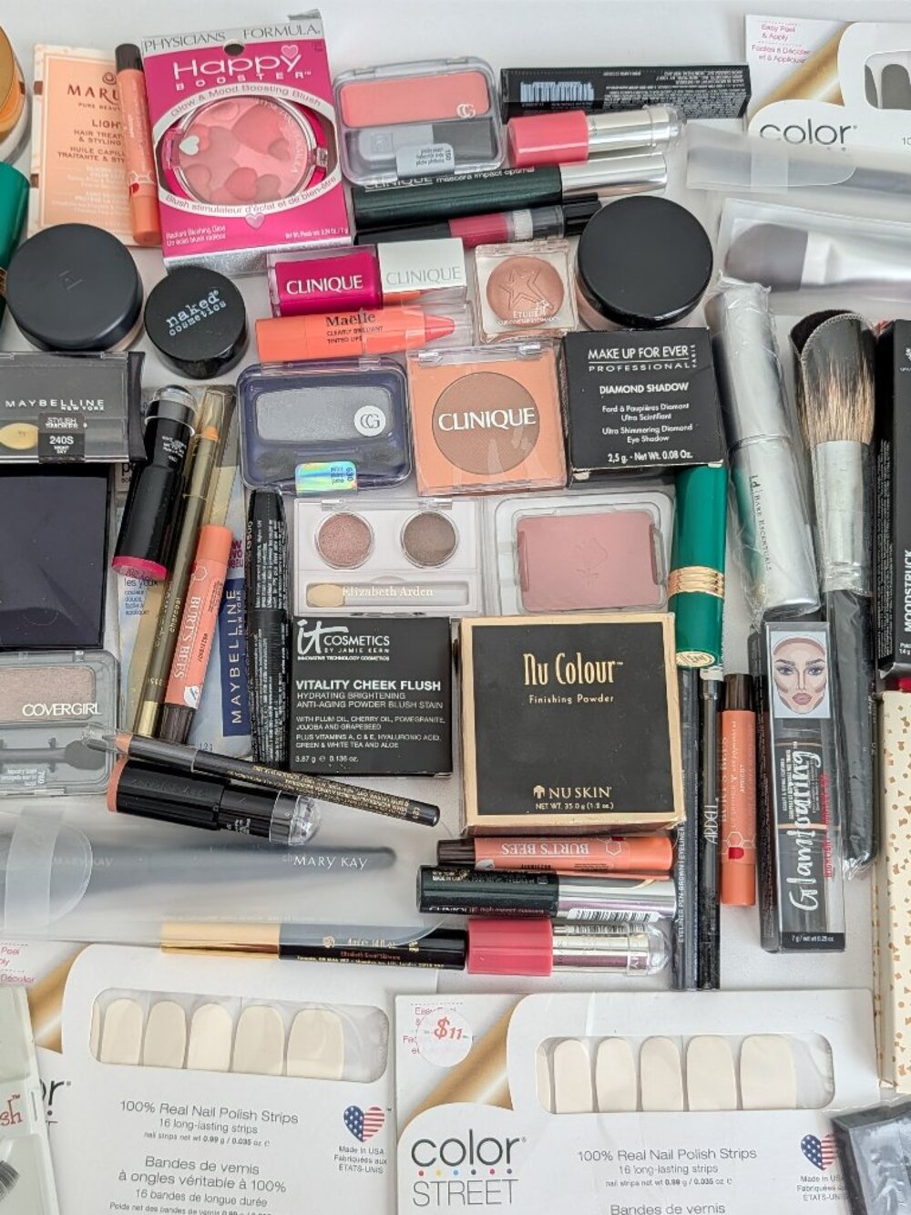 Mixed Beauty Makeup Cosmetics Lot Over 60 Pieces Assorted Brands ALL NEW